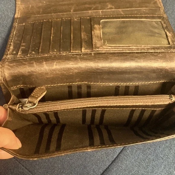 Frye Brown Leather Wallet - Picture 4 of 5